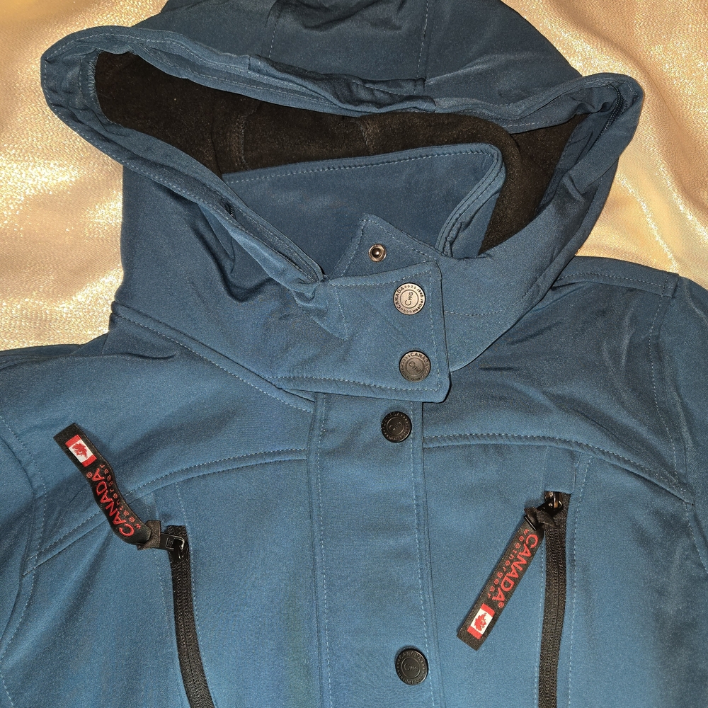 Canada Women's Mystic Lake Long Sleeve Hooded Full-Zip Parka Jacket Sz L - Picture 3 of 7